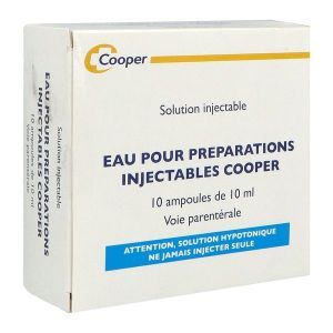 Eau Pour Preparations Injectables Cooper Solution Injectable B/10