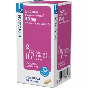 BIOGARAN CONSEIL LEVURE GELULE FLACON 50 MG 40