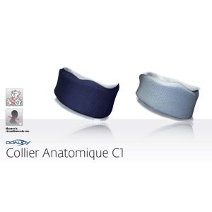 Donjoy Collier Cervical C1 Anatomique Hauteur 7,5 Cm Bleu Taille T0 1