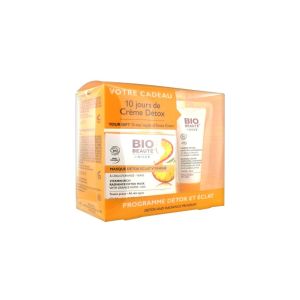 Bio Beauté Masque Détox Vitaminé 50 ml + Crème Détox Anti-Pollution et Éclat 15 ml