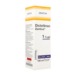 DICLOFENAC ZENTIVA 1 % gel 100 ml en flacon pressurise