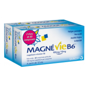 MAGNEVIE B6 100 mg/10 mg comprimé pelliculé B/120