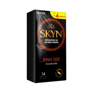 MANIX SKYN KING SIZE BOITE DE 10 + 4 OFFERTS