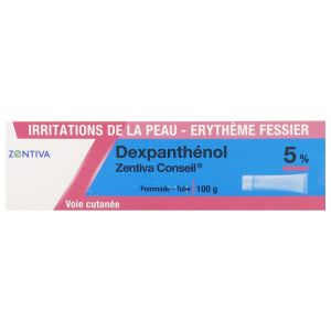 DEXPANTHENOL ZENTIVA CONSEIL 5 % pommade 1 tube(s) aluminium de 100 g