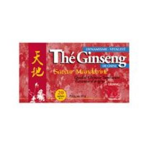 DAYANG THE DE CHINE THE GINSENG BOITE DE 20 SACHETS