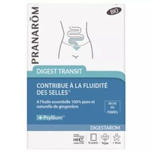 Pranarom Digest transit BIO - 10 sachets de 6 g