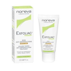 Noreva Exfoliac Soin Anti-Imperfections Teinte Dore Creme Tube 30 Ml 1