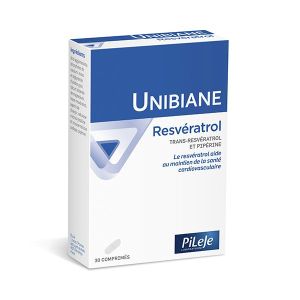 Pilège Unibiane Resvératrol 30 comprimés