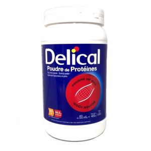 DELICAL POUDRE PROTEINES BOITE 400 G BLANC 1