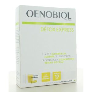 Oenobiol Detox Express Citron Gingembre Poudre Stick 10