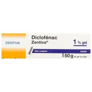 DICLOFENAC ZENTIVA 1 % gel 50 g en tube