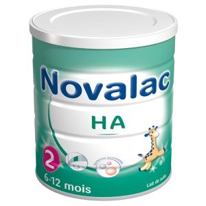 Novalac Hypoallergenique 2Eme Age Lait Pdr Bt Metal 800 G 1