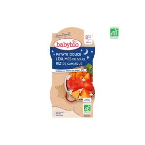 Babybio Bonne Nuit Patate Douce Puree 200 G 2