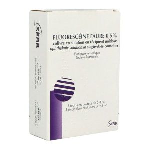 Fluoresceine Faure 0,5 Pour Cent Collyre En Recipient Unidose B/5