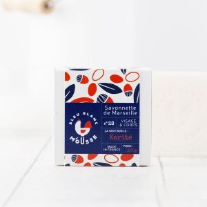 Bleu Blanc Mousse Savon Lait d'ânesse Karité Bio