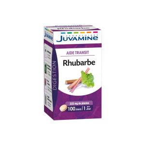 Juvamine Rhubarbe Aide Transit Comprime Pilulier 100