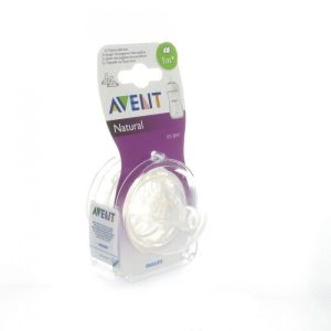 Philips Avent Tetine Naturelle Debit Lent Scf652/27 1