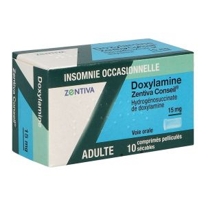 Doxylamine Zentiva Conseil 15 Mg Comprime Pellicule Secable B/10