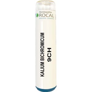 KALIUM BICHROMICUM 9CH TUBE GRANULES 4G SACCHAROSE PUR ROCAL