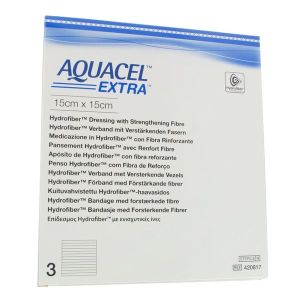 AQUACEL EXTRA 15X15 PANSEMENT BOITE 15*15 CM 10