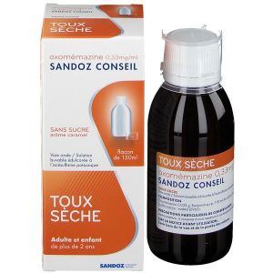 Oxomemazine Sandoz Conseil 0,33 Mg/Ml Sans Sucre Solution Buvable Edulcoree A Lacesulfame Potassique B/150