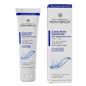 Eau Thermale Montbrun - Crème riche hydratante visage BIO - tube 50 ml