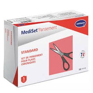 MEDISET PANSEMENT PLAIES CHRONIQUES STANDARD BOITE 1