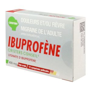 IBUPROFENE MEDOCHEMIE 400 mg comprime pellicule B/12