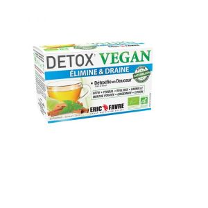 Eric Favre Détox vegan tisane citron - 20 sachets