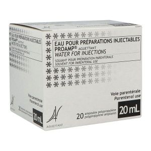 Eau Pour Preparations Injectables Proamp Solvant Pour Preparation Parenterale B/20