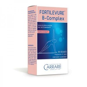 Carrare - Fortilevure B-Complex -  30 gélules