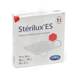 STERILUX ES STERILE 10*10CM (BTE DE 10 POCHT DE 2 CPRESS) CPRESS SACH 20