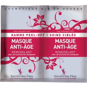 Secrets des fées - Masque anti-âge remodelant BIO - sachet 2 doses de 8 g