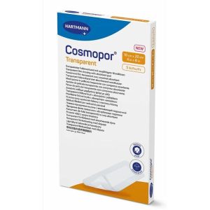 COSMOPOR TRANSPARENT 10X20CM ST P5 LPPR - REF 901057 PANSEMENT PAQUET 10*20 CM 5