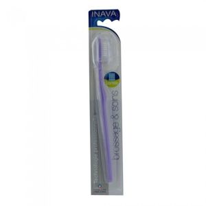 Kit Brosse A Dents 20/100+1 Brossette Inava Mono Compact Bleu (Echantillon) Bros Dent + Brosset Promo 1