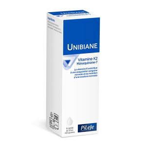 Pilège Unibiane Vitamine K2 Ménaquinone-7 Flacon de 20 ml - 450 gouttes