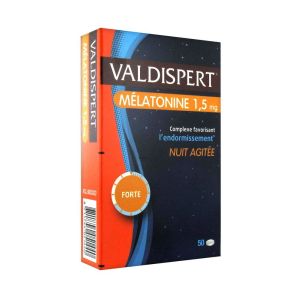 VALDISPERT MELATONINE 1,5 MG BOITE DE 50 COMPRIMES