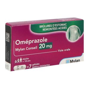 Omeprazole Viatris Conseil 20 Mg Gelule Gastro-Resistante B/7