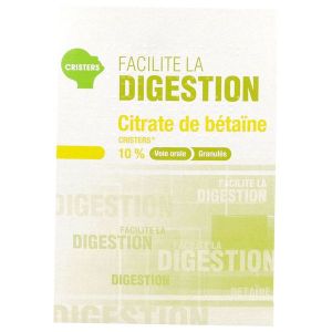 Citrate De Betaine Cristers 10 Pour Cent Granules 1 Sachet(S) Kraft Pvdc Polyethylene De 250 G