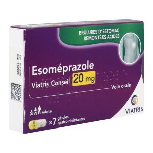 Esomeprazole Viatris Conseil 20 Mg Gelule Gastro-Resistante B/7