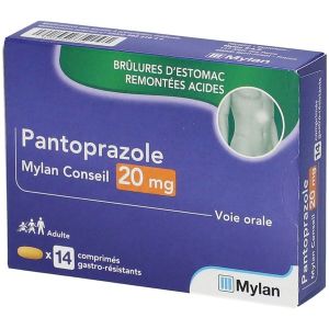 Pantoprazole Qualimed Generiques 20 Mg Comprimes Gastro-Resistants B/14