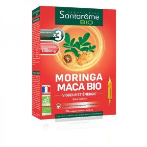 Santarome - Moringa Maca BIO - 20 ampoules de 10 ml