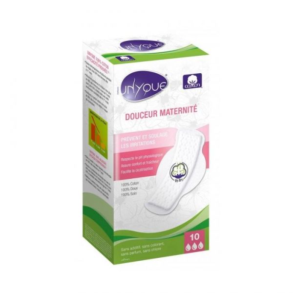 Unyque Maxi Douceur Maternite Avec Protege-Cotes Serviette 10