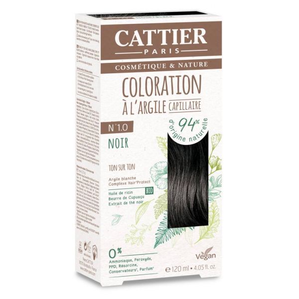 Cattier Teinture 1.0 Noir - 120 ml