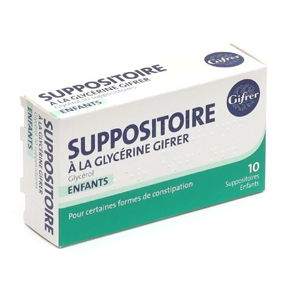 Suppositoire A La Glycerine Enfants Gifrer Suppositoire B/10