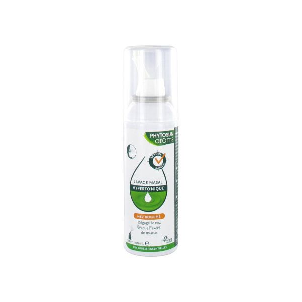 Spray Lavage Nasal Hypertonique 400Ml Nez Bouche Phystosun