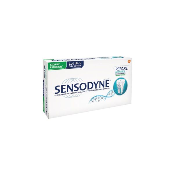 Sensodyne Repare & Protege Menthe Fraiche Dentifrice Tube 75 Ml 2