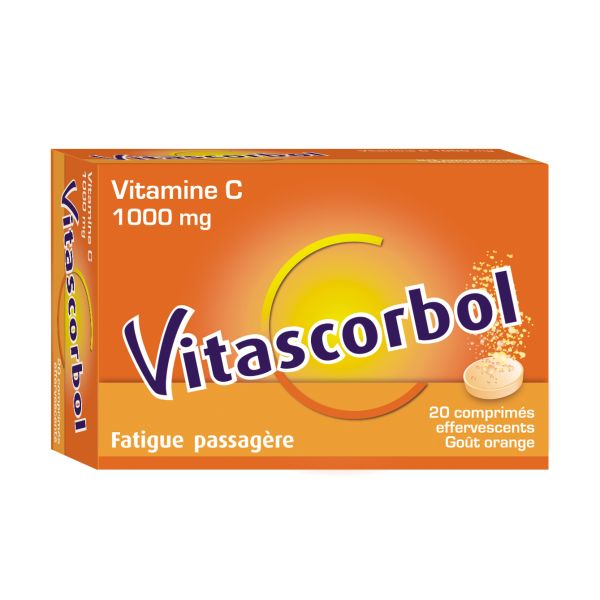 VITASCORBOL 1 g comprimé effervescent B/20