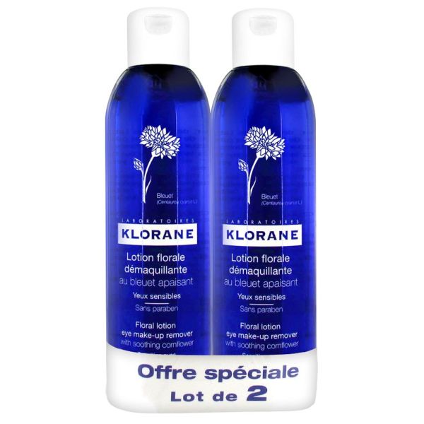 Klorane Lotion Florale Demaquillante Flacon 200 Ml Promo 2