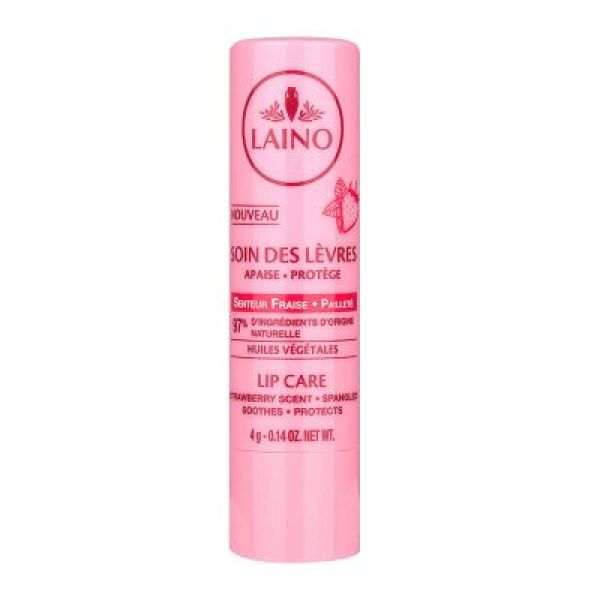 Laino Soin Des Levres - Nouvelles Formules Naturelles Baume Stick 4 G Fraise 1